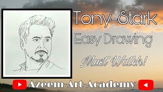 Iron Man Easy Sketch || Tony Stark || RDJ || Must Watch!.