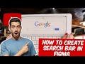 How to create search bar in Figma | UI design| Easy | #figma #figmatutorial #uidesign
