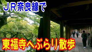 【4K駅散歩】JR奈良線を利用し東福寺駅へ～これからはおすすめのスポットです～20221010-01～Japan Rallway JR Tofukuji Station～