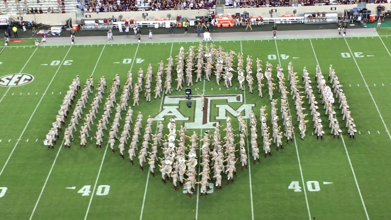 Fightin' Texas Aggie Band Halftime Show South Carolina Game 2017 - YouTube