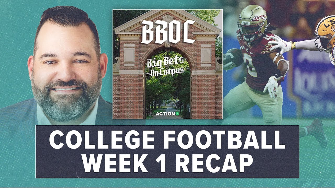 College Football Week 1 Recap | CFB Week 2 Early Picks And Predictions ...