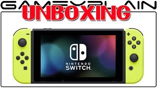 Nintendo Switch Neon Yellow Joy-Con UNBOXING!