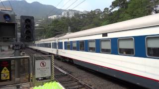 SS8 0186 廣九直通車 T817次駛經港鐵九龍塘站二號月台