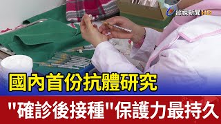 國內首份抗體研究 \