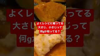 【同棲16日目】料理初心者必見！大さじと小さじは何g？