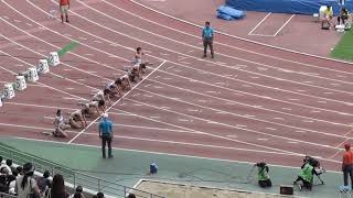 2018年　全日本実業団陸上　女子100m決勝