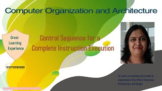 Control Sequence For a Complete Instruction Execution