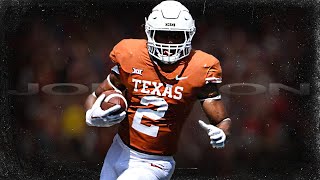 Roschon Johnson 🔥 Texas RB Highlights ᴴᴰ