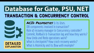 80. ACID Properties (Part 1) | Atomicity Detailed Explanation | Transaction & Concurrency Control