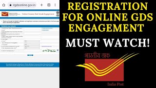 HOW TO REGISTER ON GDS ONLINE ENGAGEMENT STEP-BY-STEP || GDS VACANCY 2023 @Sejaldishawer