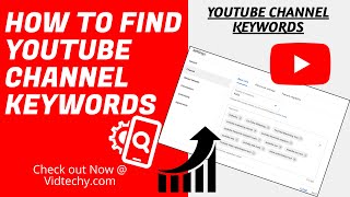 How to find YouTube channel keywords