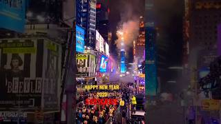 Happy New Year 2023 Times Square NYC🎆 #happynewyear2023 #nyc #shorts #subscribe #YearofYou
