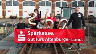 Der Verein Kohlebahnen Meuselwitz gratuliert der Sparkasse Altenburger Land zum 200. Firmenjubiläum