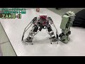 通常の3倍速い横移動！？二足歩行ロボットザクに自作モーション作ってみた！ジオニックテクニクスのプログラミングやってみた！