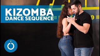 KIZOMBA DANCE Sequence Couple Dance 🔝 Intermediate Level Kizomba Dancing