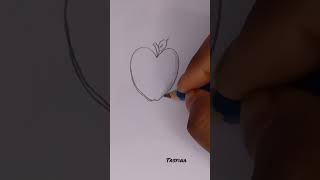 কিভাবে আমরা সহজে আপেল আর্ট করবো।How to make apple art easily😱🍎#shorts #drawing #easy