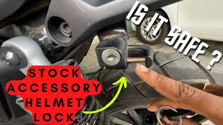 Honda CB350 RS | Helmet Lock | Is it safe ??? X(