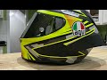 It's new helmet day! AGV Corsa R, slightly modified.