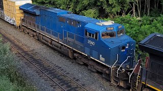 (GECX 2040) (DPU 3173) CN 394 - 3090 \u0026 GECX 2040 In Copetown Ontario