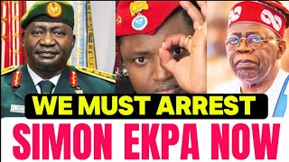 Simon Ekpa Must Be Arrested - Finland Is Supporting Him 📌 Nigeria Army CDS