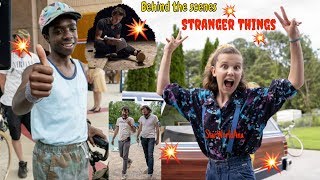 Behind the scenes Stranger Things | Stranger Things best photos compilation behind the scenes