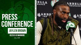 Jaylen Brown: Warriors Defense was "DISRESPECTFUL" | Celtics Postgame Interview