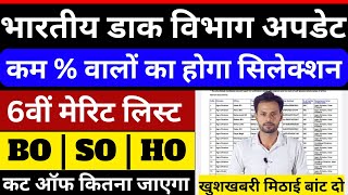 Post Office GDS 6th List Update 2024 | gds 6th List Update | GDS 6th List Cut Off