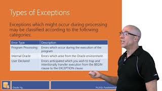 Types of Exceptions in Pl/SQL - Pl/SQL Tutorial