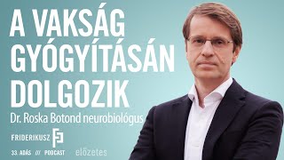 A VAKSÁG GYÓGYÍTÁSÁN DOLGOZIK: Roska Botond, neurobiológus // Előzetes