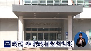 화장 급증.. 여수·광양화장시설 전남 전체 한시 허용[목포MBC 뉴스데스크]