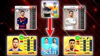 EVOLUTION OF DREAM LEAGUE SOCCER PLAYER CARD ft. LIONEL MESSI & CRISTIANO RONALDO | DLS 16 to DLS 23