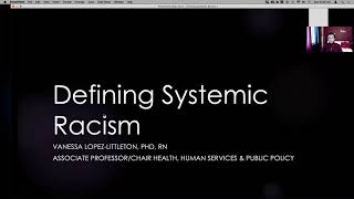 Defining Systemic Racism