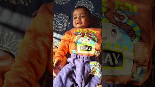 স্নান করে শীতের রোদ পোহাচ্ছে পাপা সোনা 🥰 #minivlog #bangla #baby