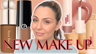 🔥NEW MAKEUP! Makeup Forever Skin Tint \u0026 Gloss | RareBeauty Liquid Contour and Armani Liquid Shadow 🔥