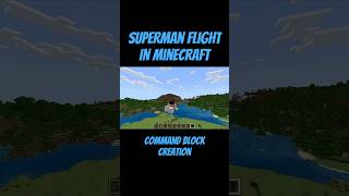 Superman Flight! #minecraft #tutorial #invincible #superman #commandblock #minecraftguide