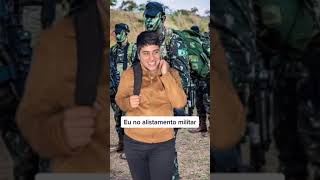 EU NO ALISTAMENTO MILITAR | #shorts