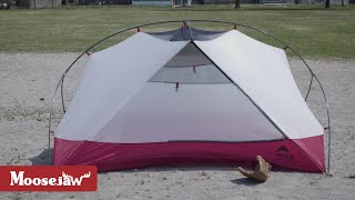 Moosejaw Test Lab | MSR Hubba Hubba 2P Tent: Tee Ball Test