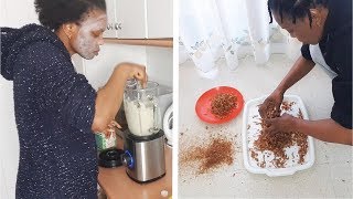 Face Routine, Nourishment, Meal Prep | Putting My Home in Order | Flo Chinyere