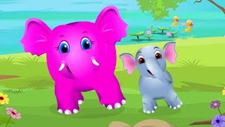 Baby Elephant Song | Nursery Rhymes And Songs For Children