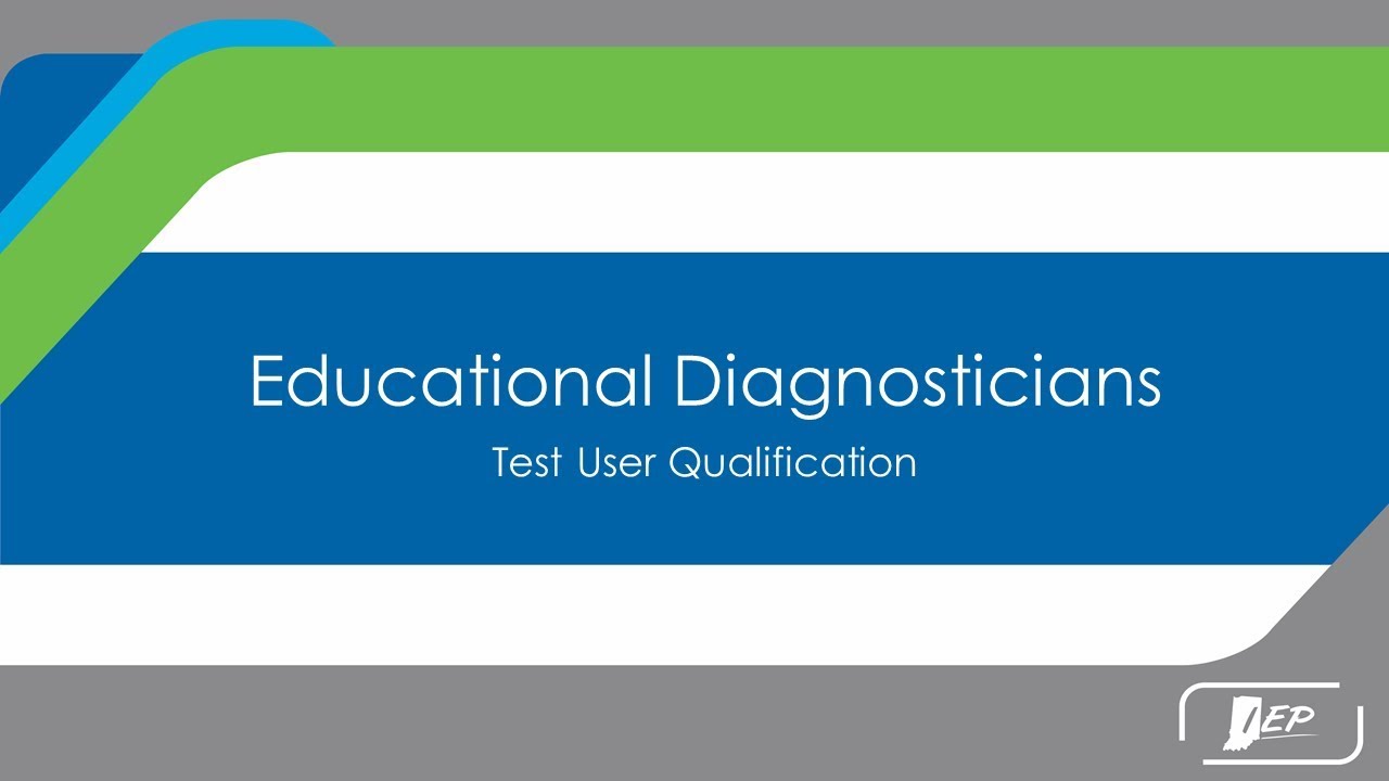 Educational Diagnosticians Test User Qualification Youtube