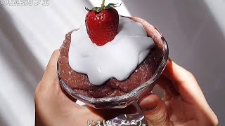 簡単 ケーキ風スライム🍓