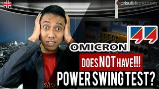 Theres No Power Swing Function in OMICRON! See The Trick To Do The Power Swing Test in OMICRON CMC