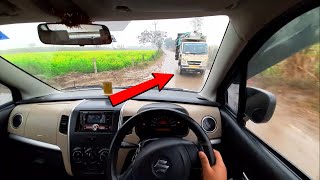 how to pass vehicles on single lane road