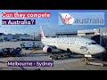 Virgin Australia Melbourne to Sydney Boeing 737-800 Economy Class