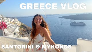 Greece Vlog (Santorini \u0026 Mykonos) \u0026 Bright Bikini Haul