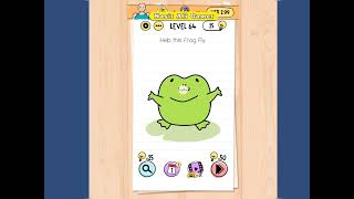 Brain Test Level 64 Help this frog fly Walkthrough