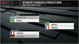 World Cup PREDICTIONS! A Brazil vs. France FINAL?! 🏆 | ESPN FC