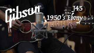 Gibson J45 1950's Ebony Review | Mooloolaba Music