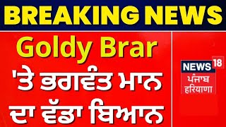 Gangster Goldy Brar 'ਤੇ Bhagwant Mann ਦਾ ਵੱਡਾ ਬਿਆਨ | News18 Punjab