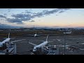 羽田空港の朝タイムラプス フルhd 60fps